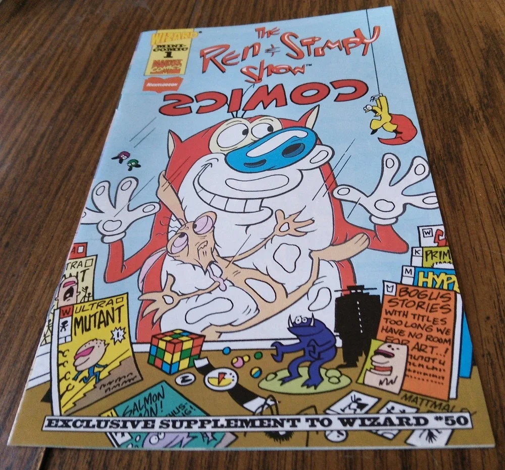 The Ren And Stimpy Show Comics Mini-Comic #1 1995 Marvel/Wizard Comics